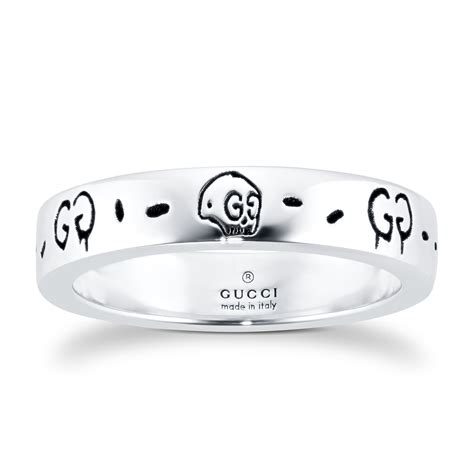 gucci bunny ring|Gucci Sterling Silver GucciGhost Ring, 4mm .